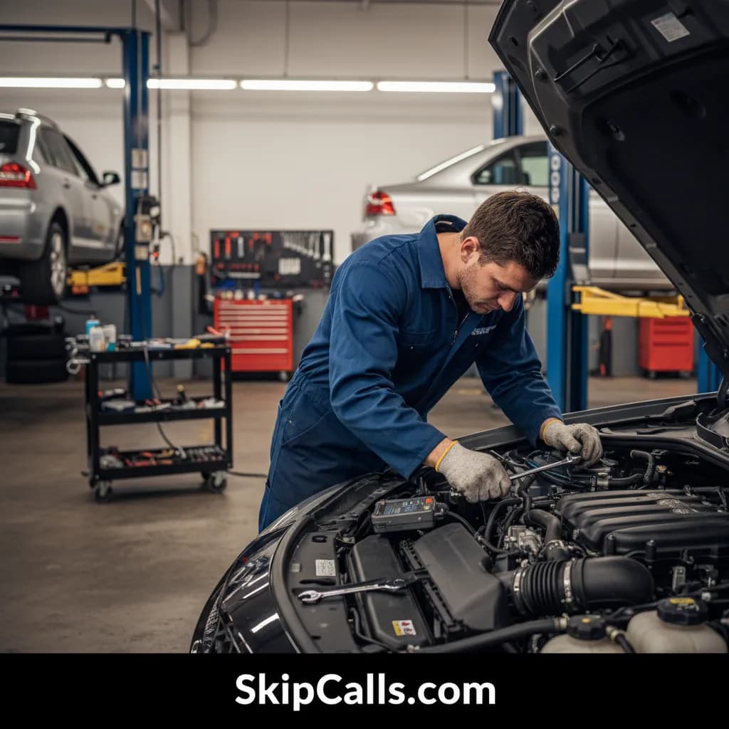 Auto Repair Shop at work