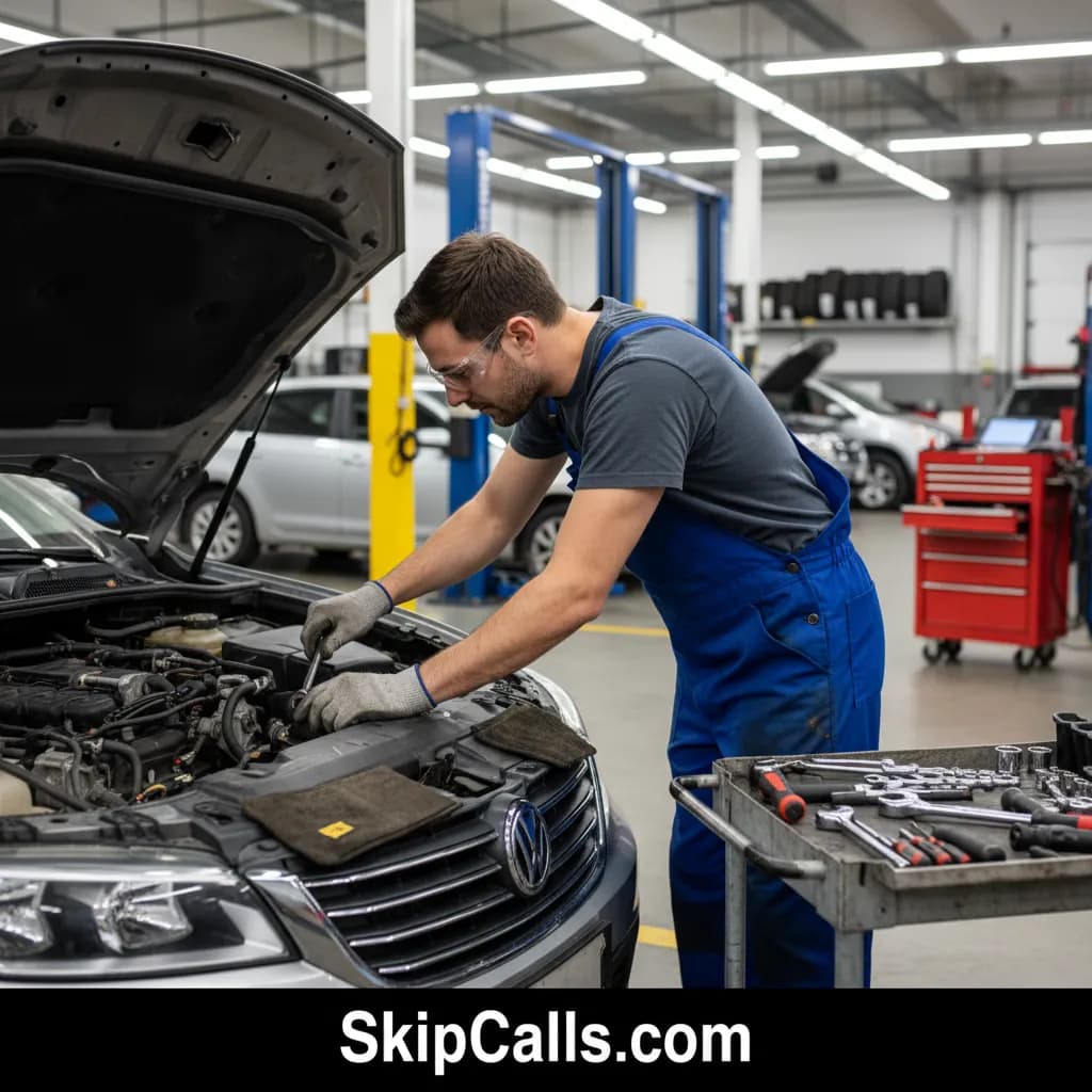 Auto Repair Shop at work