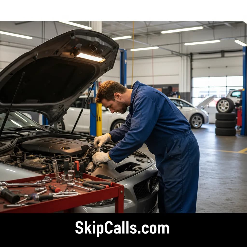 Auto Repair Shop at work