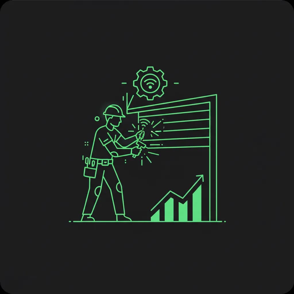 AI receptionist for garage door companies