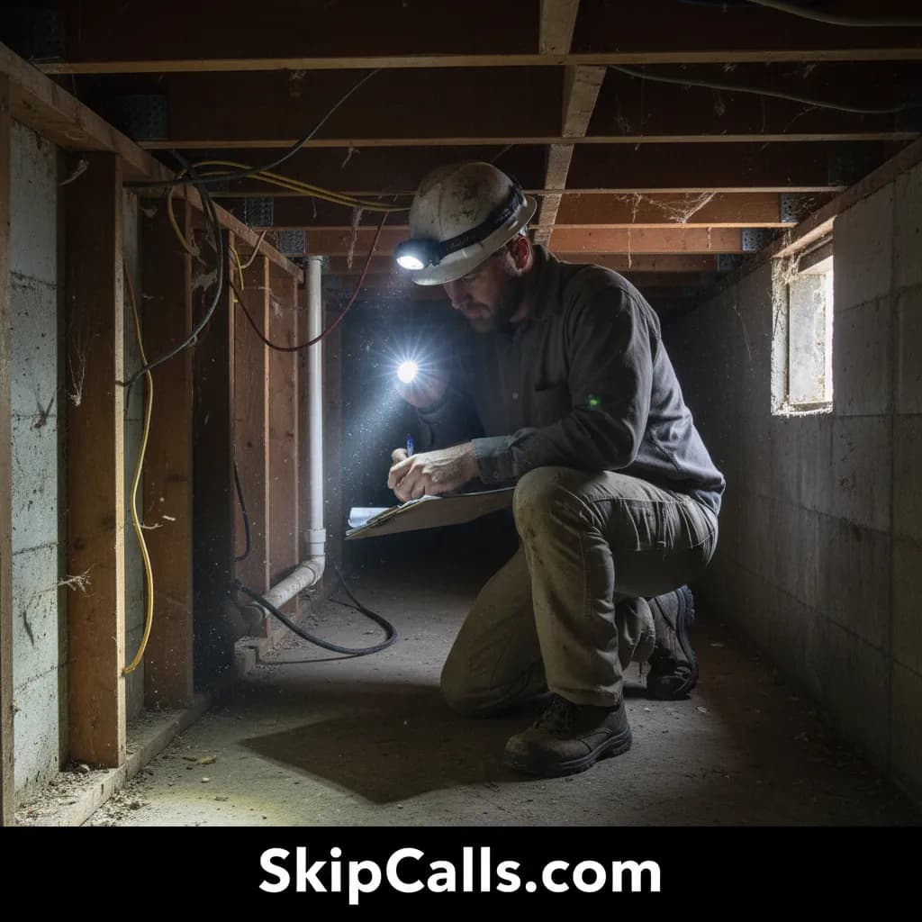 Home Inspector at work