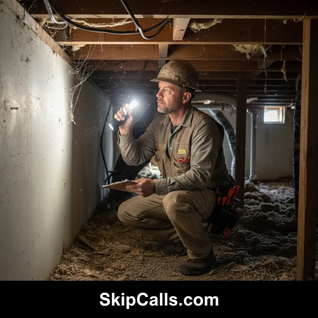 Home Inspector at work