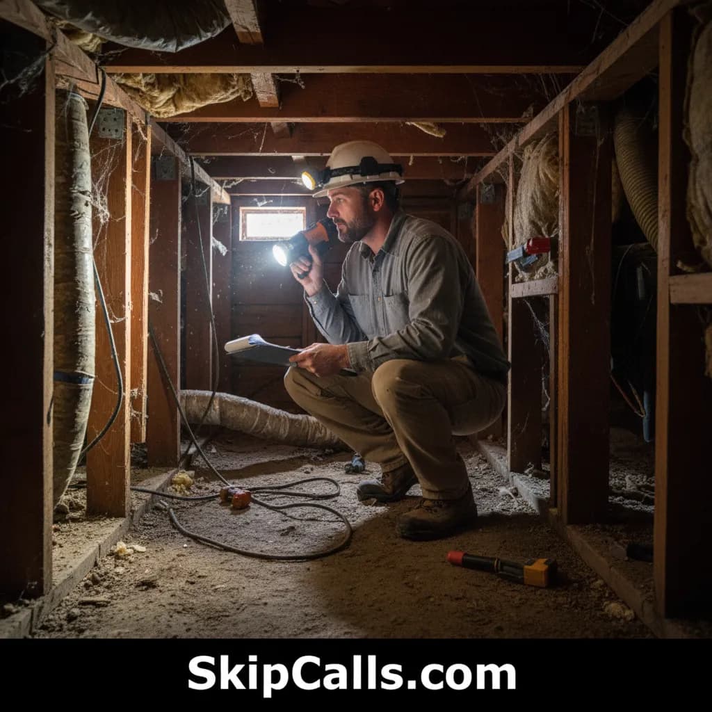 Home Inspector at work