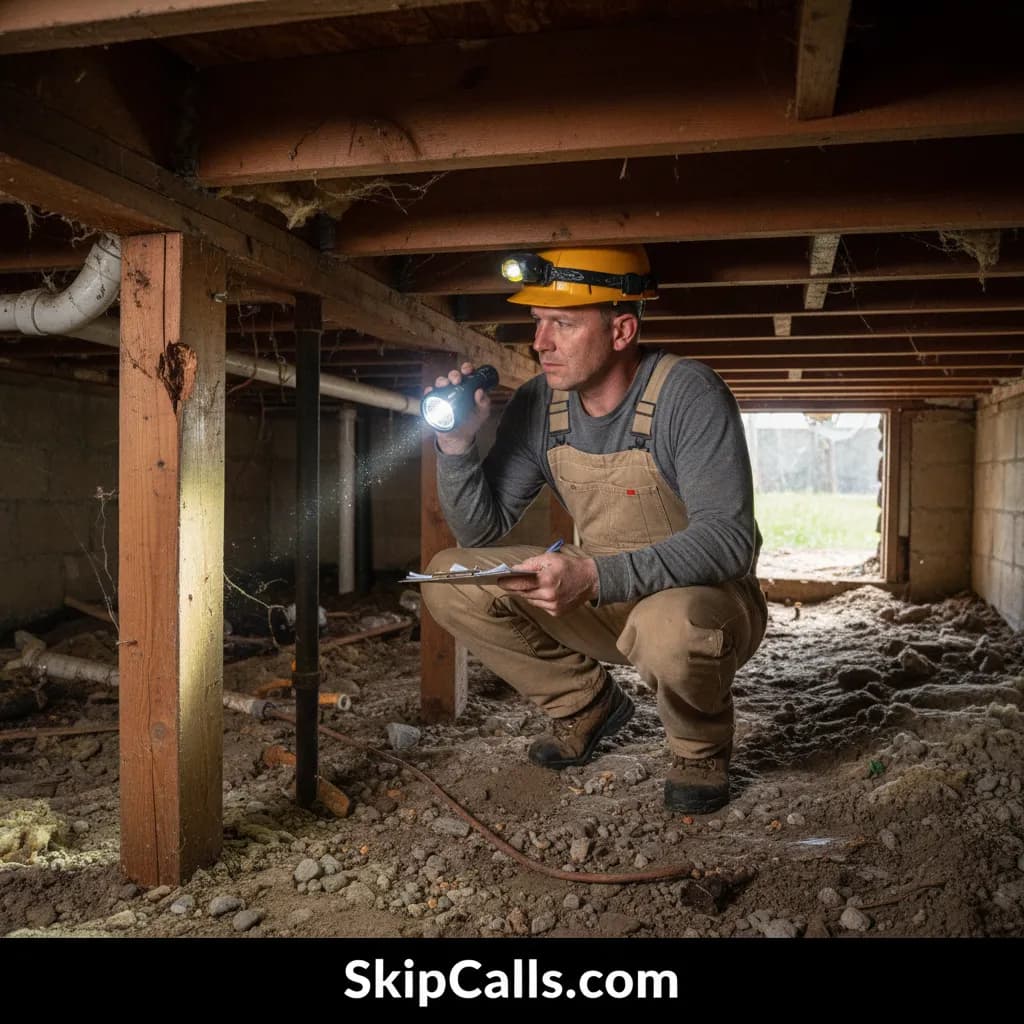 Home Inspector at work