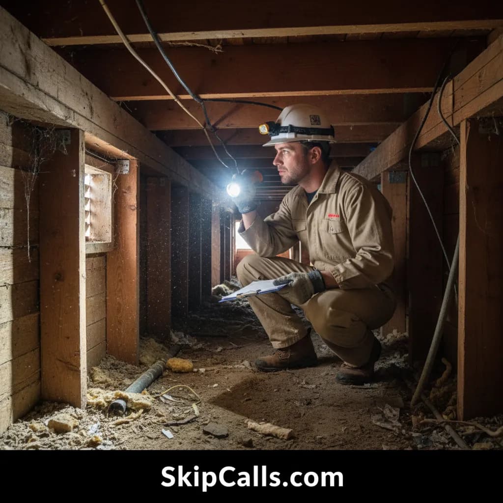 Home Inspector at work