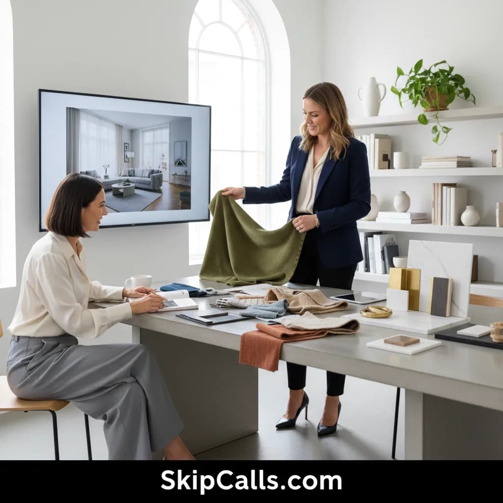 Interior Designer at work