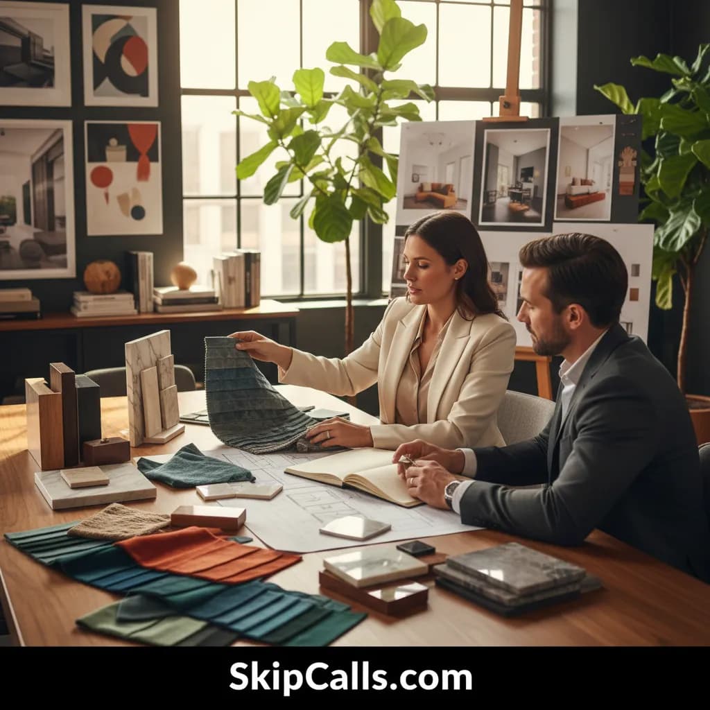 Interior Designer at work