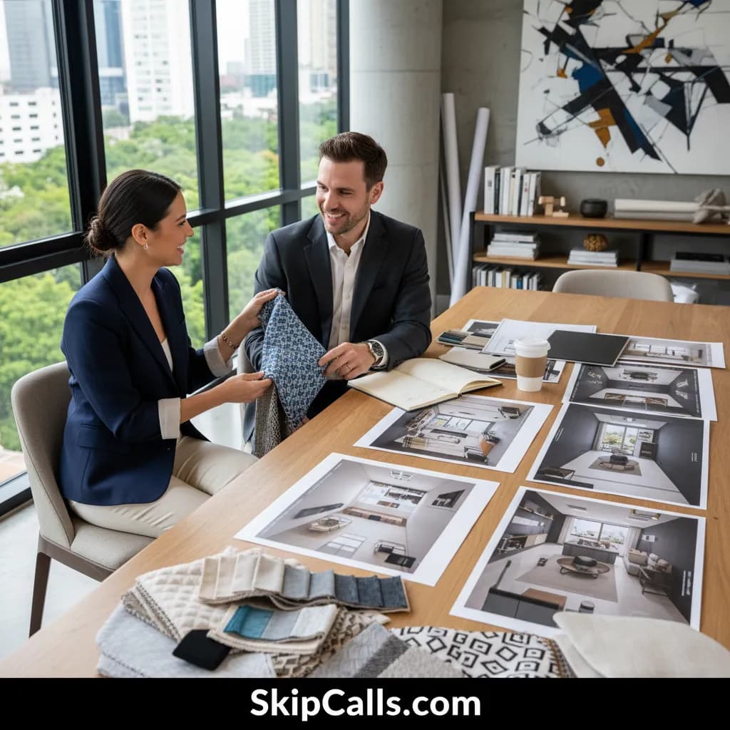 Interior Designer at work