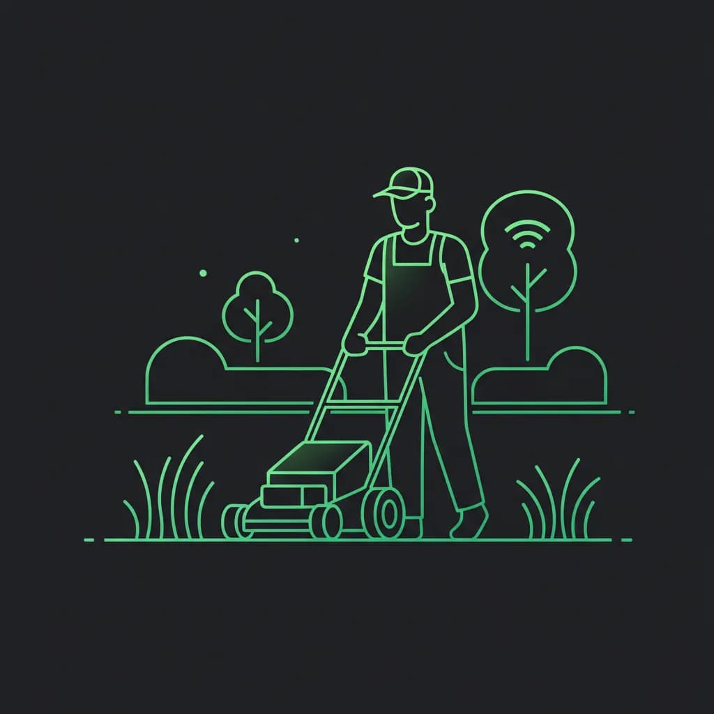 AI receptionist for lawn care professionals