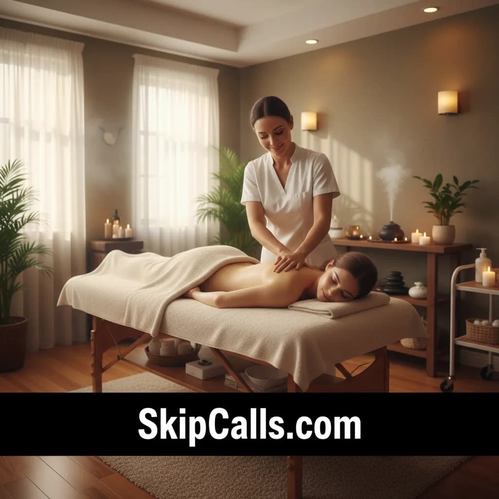 Massage Therapist at work