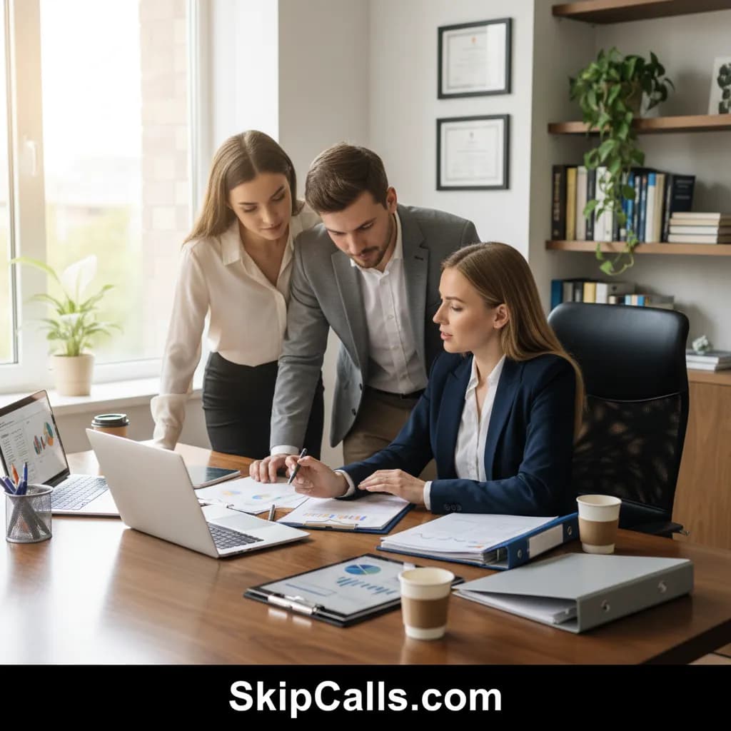 Mortgage Broker at work