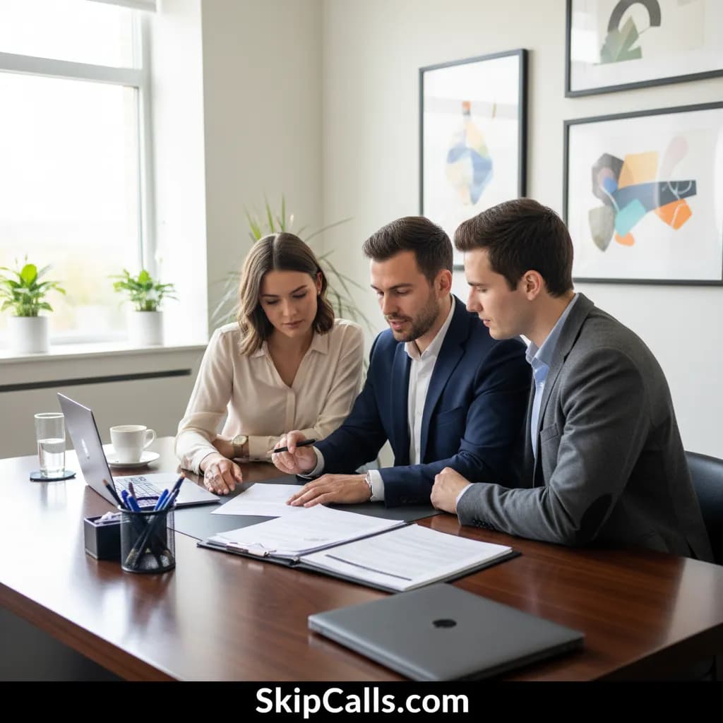 Mortgage Broker at work