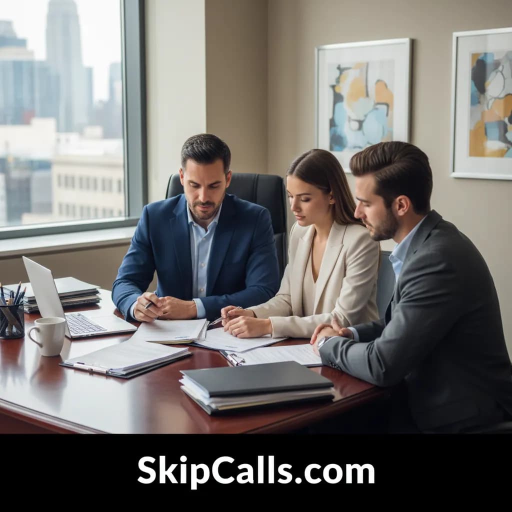 Mortgage Broker at work