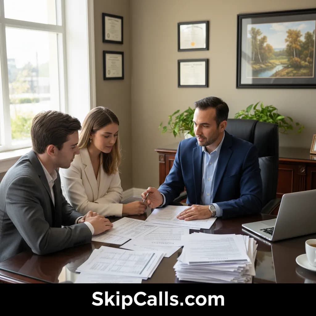 Mortgage Broker at work