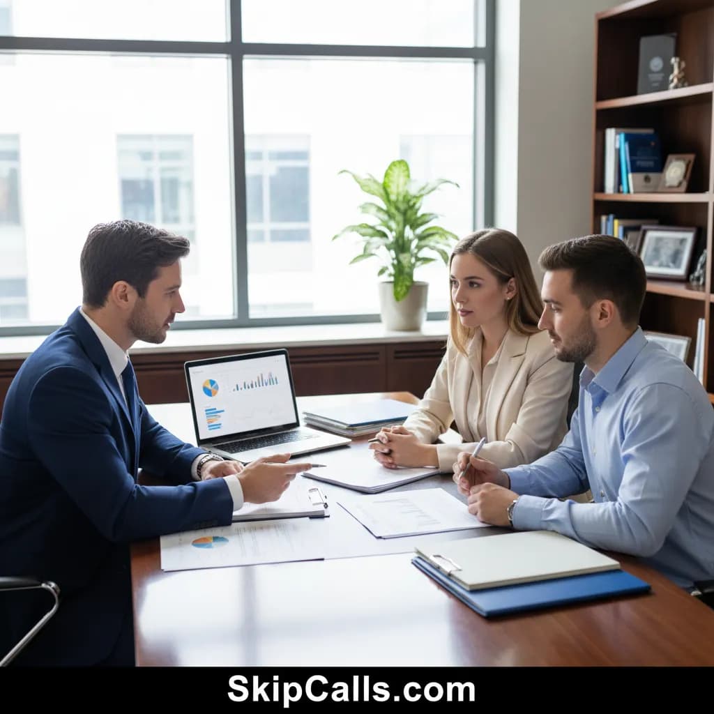 Mortgage Broker at work