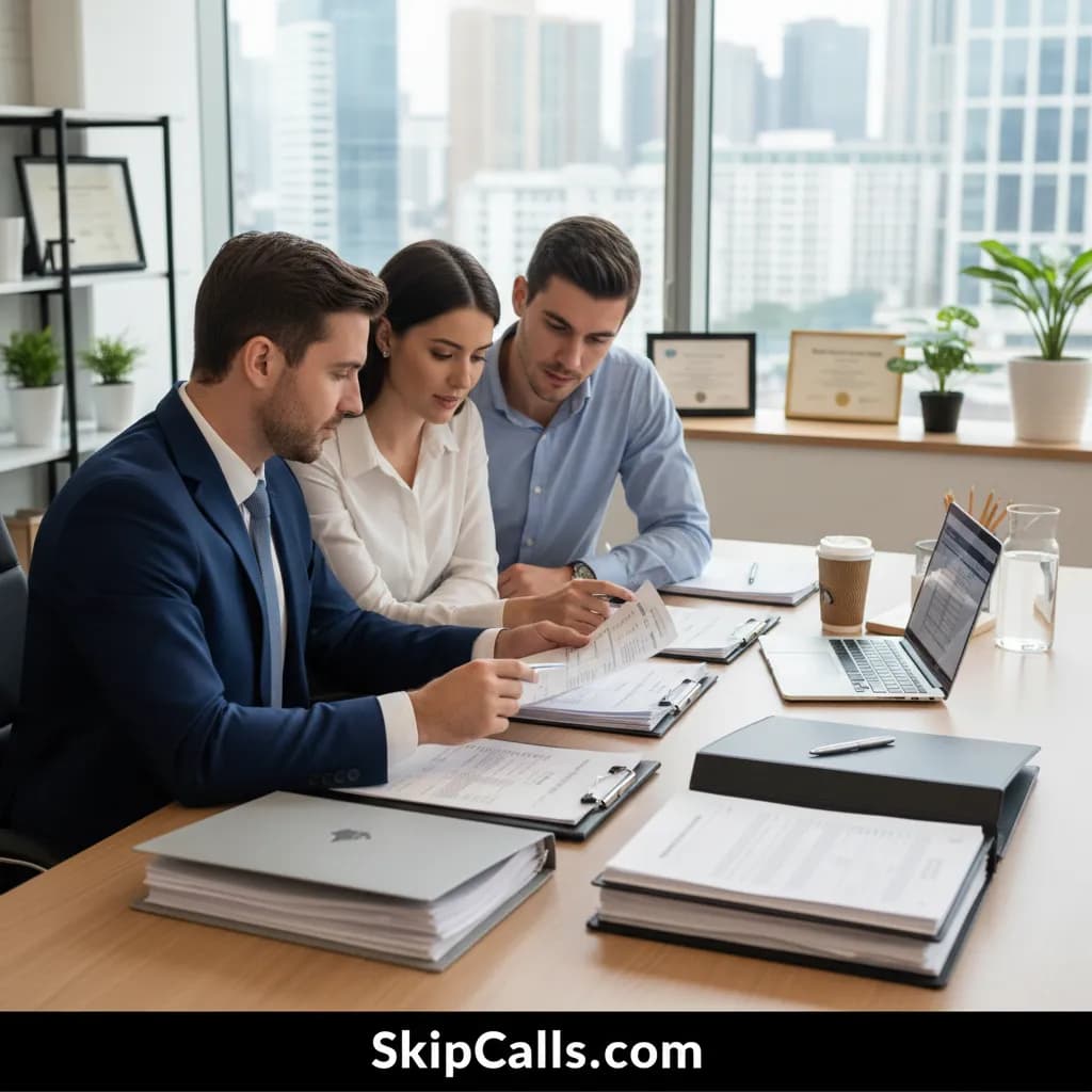 Mortgage Broker at work