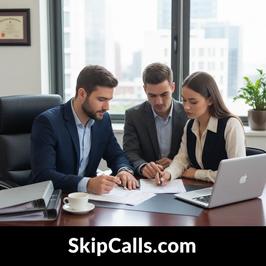 Mortgage Broker at work