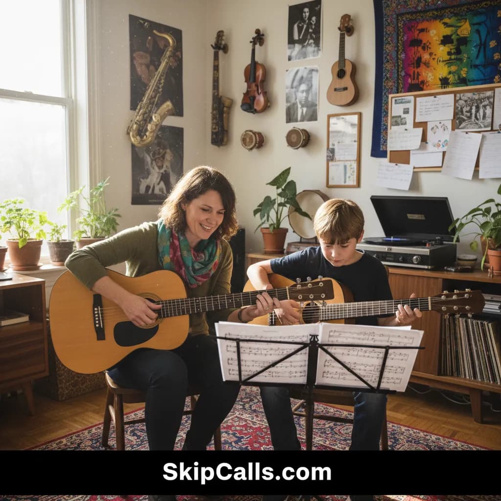 Music Teacher at work