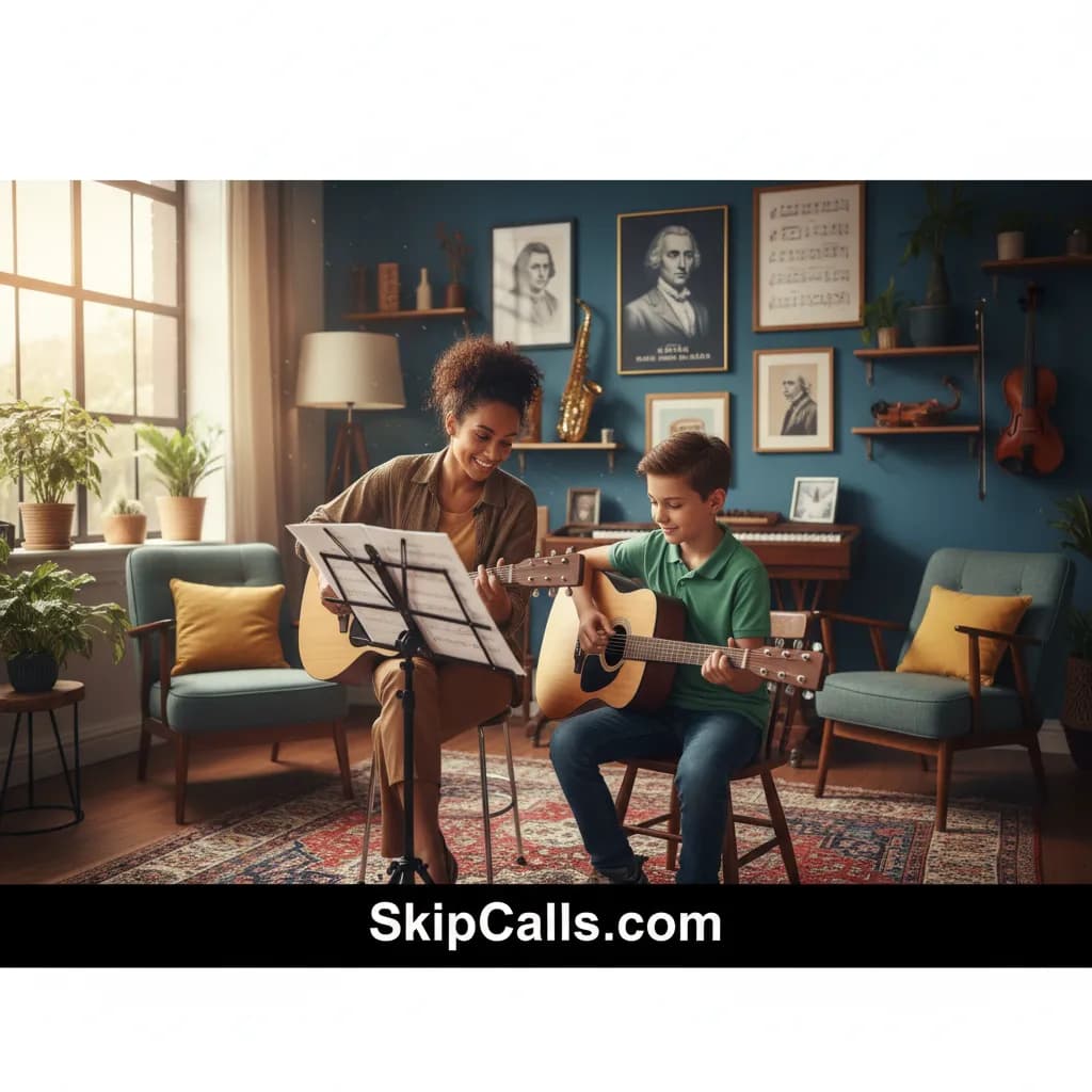 Music Teacher at work