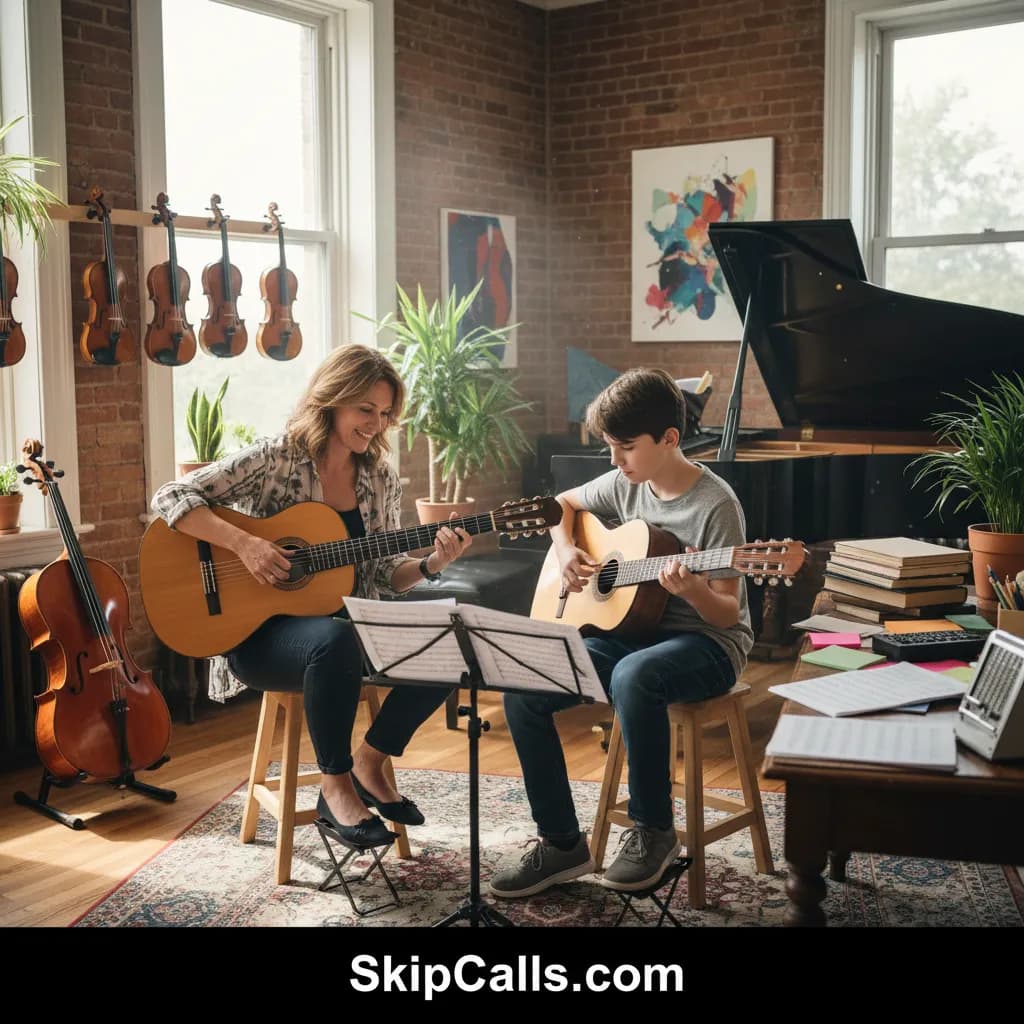 Music Teacher at work