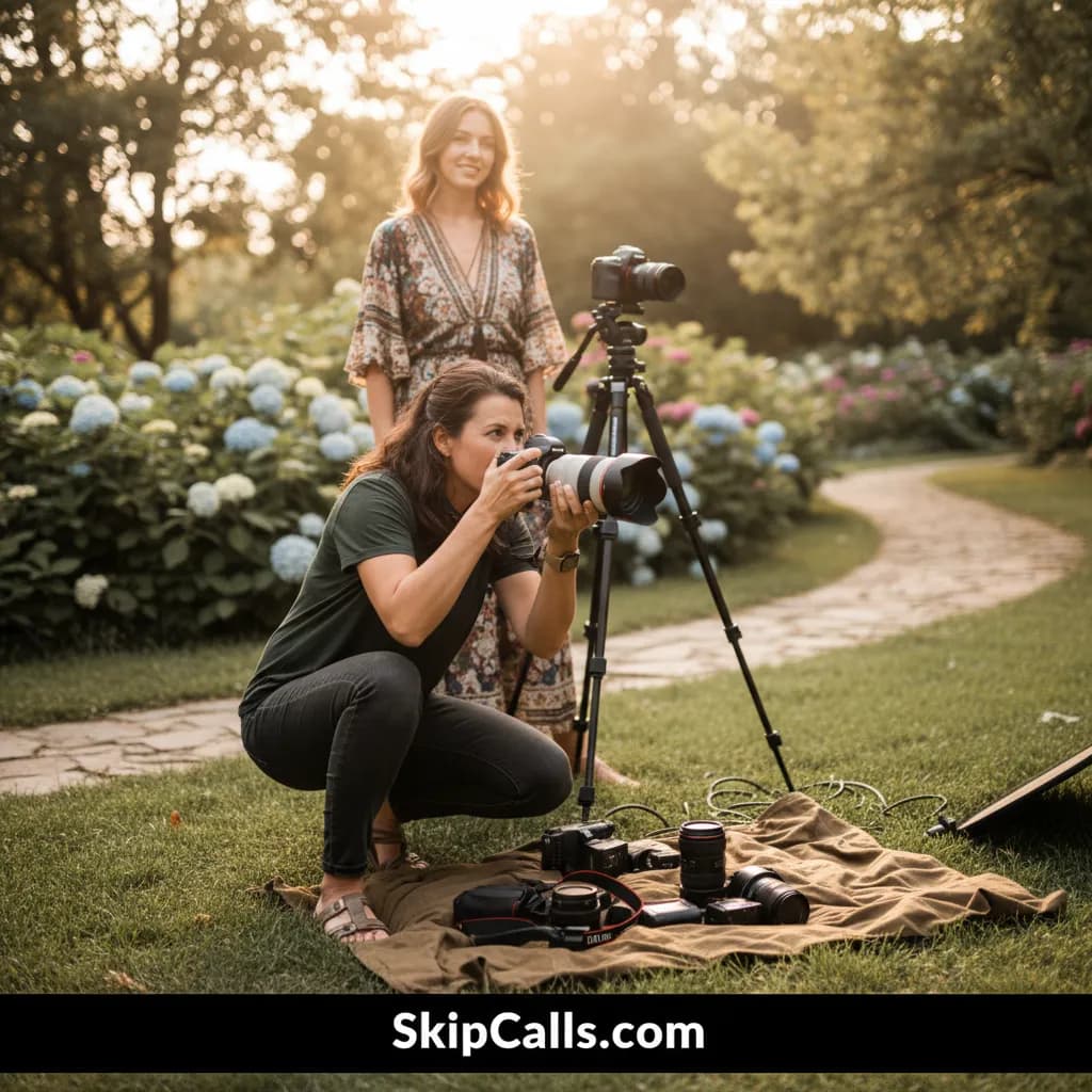 Photographer at work