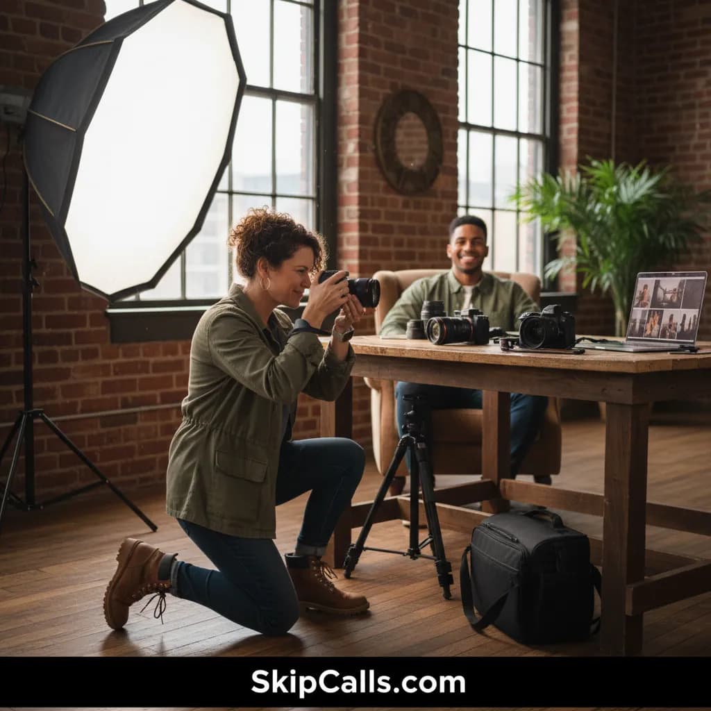 Photographer at work