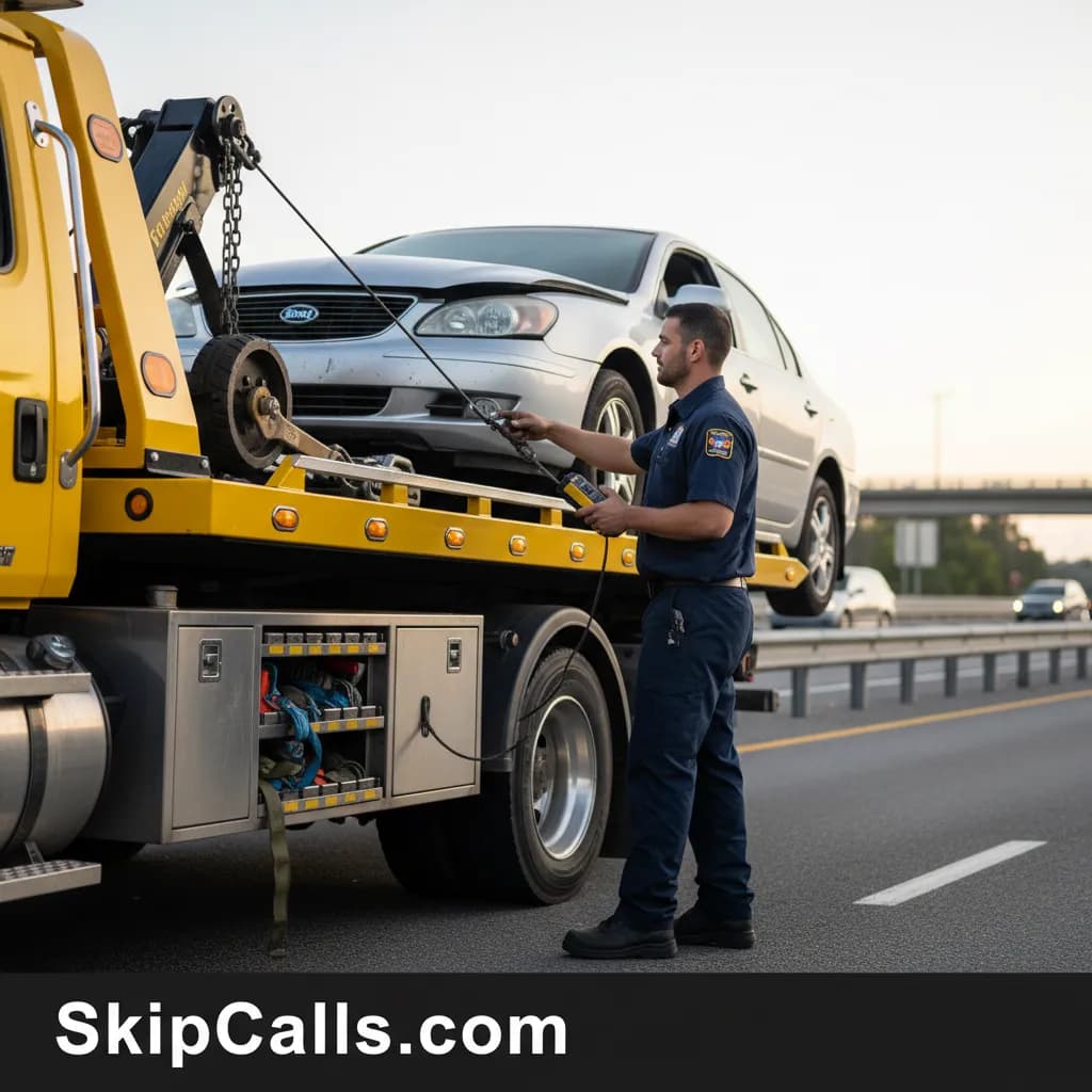 Towing Service at work