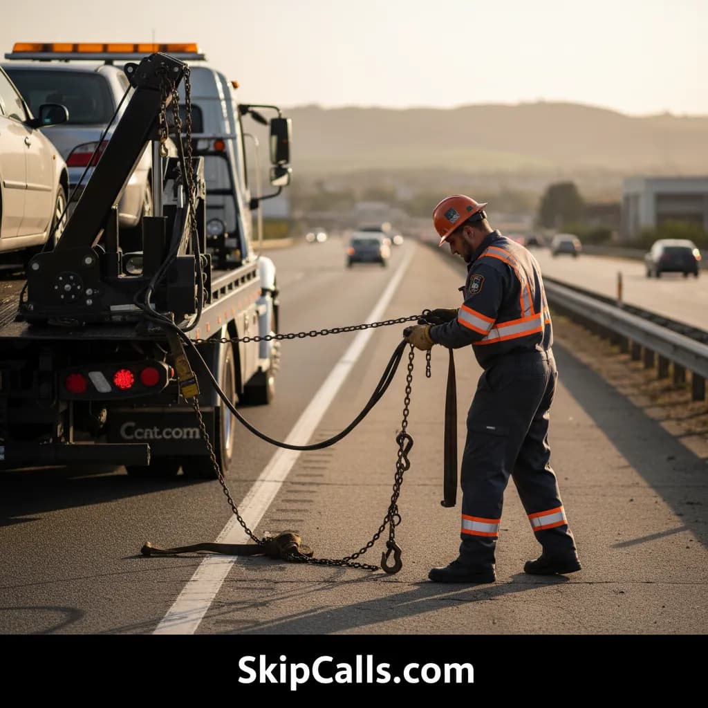 Towing Service at work