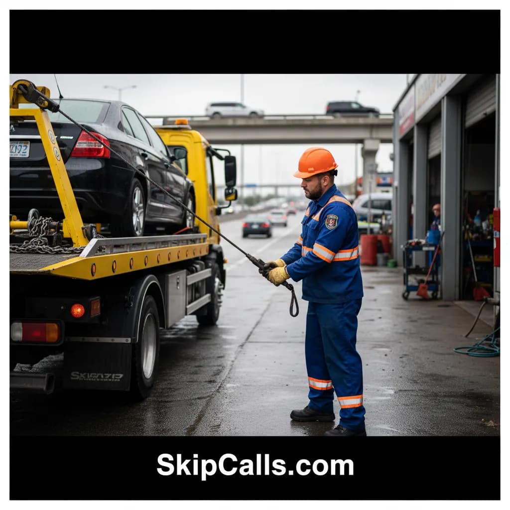 Towing Service at work