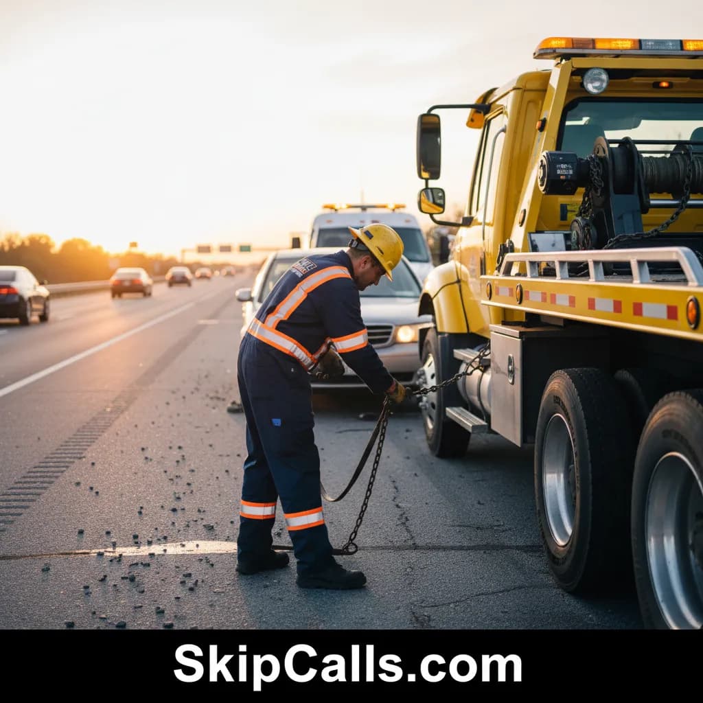 Towing Service at work