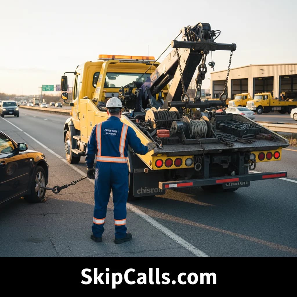 Towing Service at work