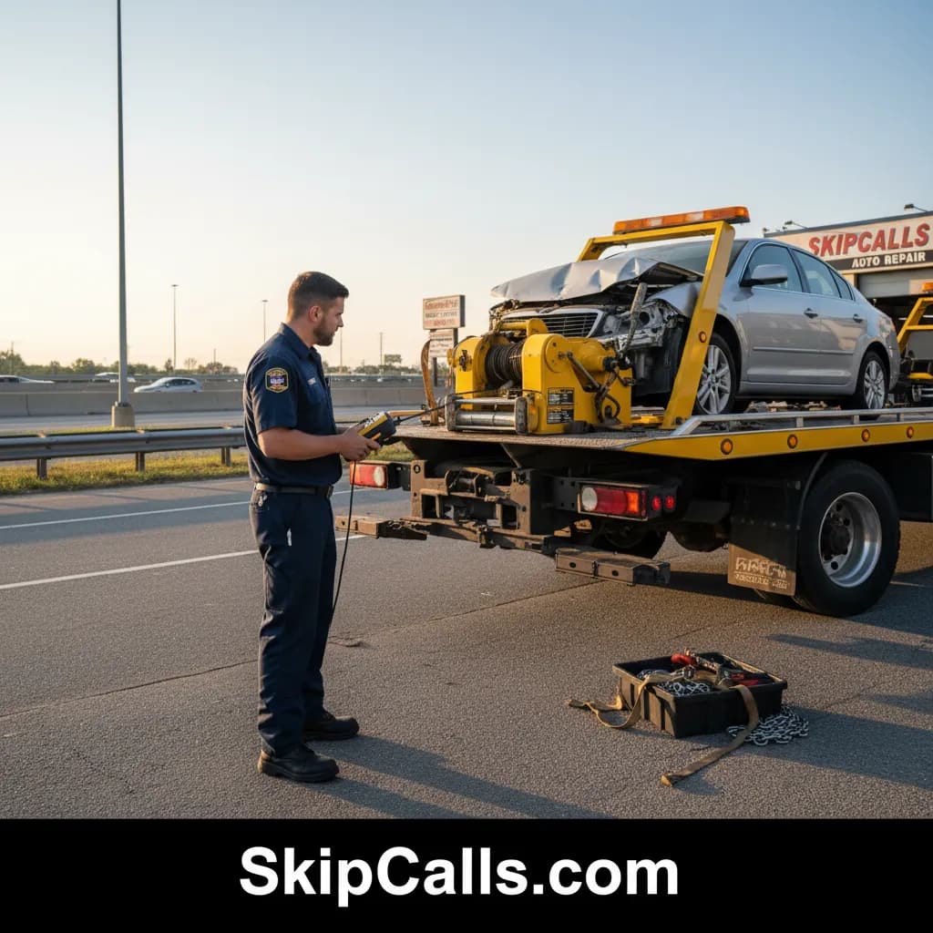 Towing Service at work