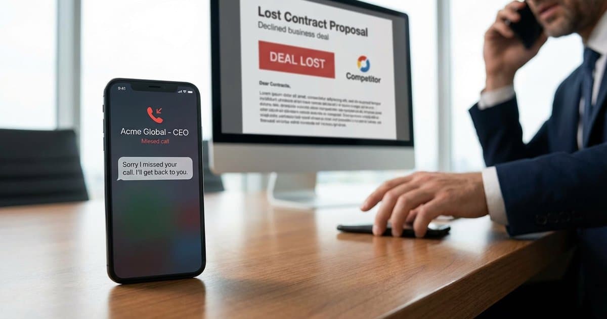 Why "Missed Call Text Back" Is Costing You High-Value Jobs
