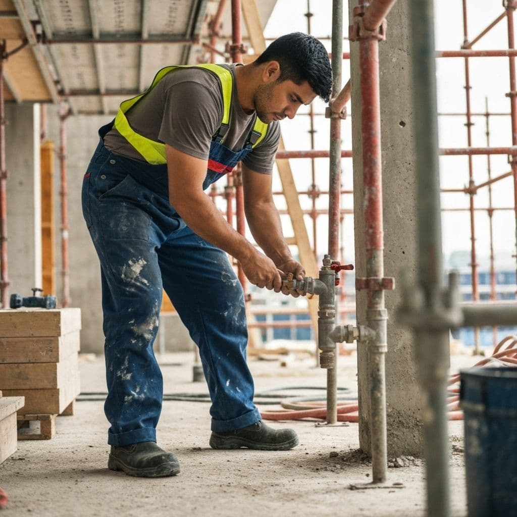 Busy professional at work