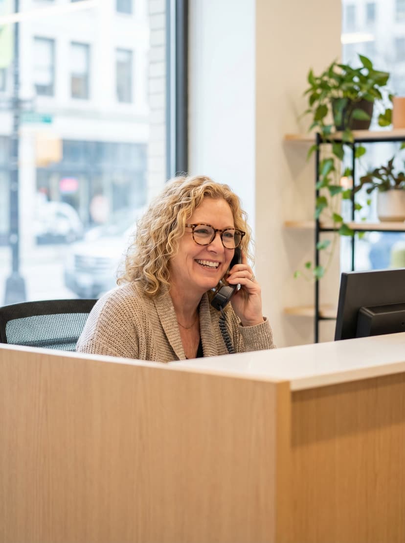 AI virtual receptionist answering calls for businesses in Appleton