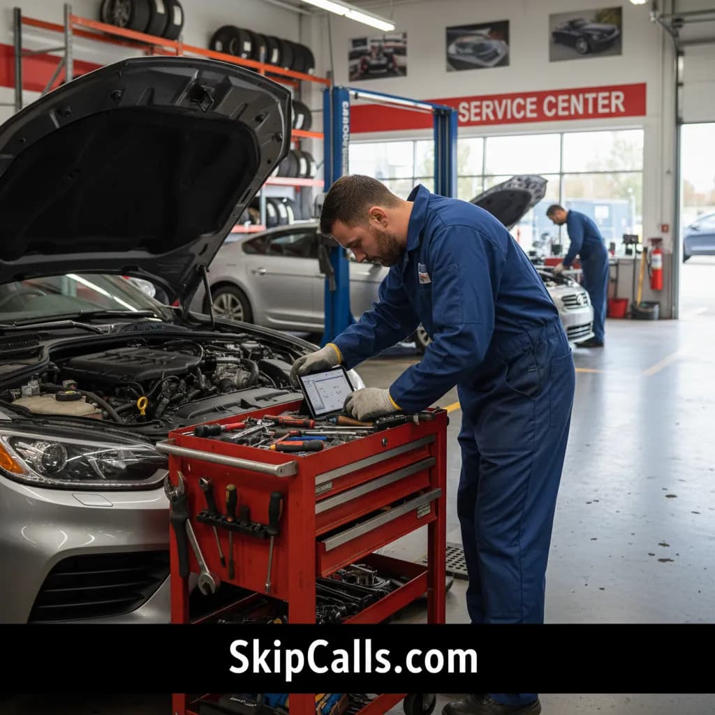 Auto Repair Shop at work