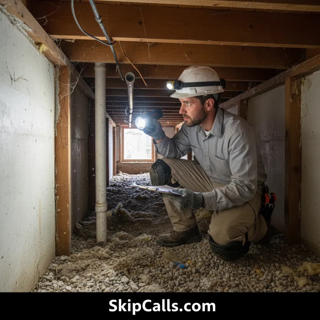 Home Inspector at work