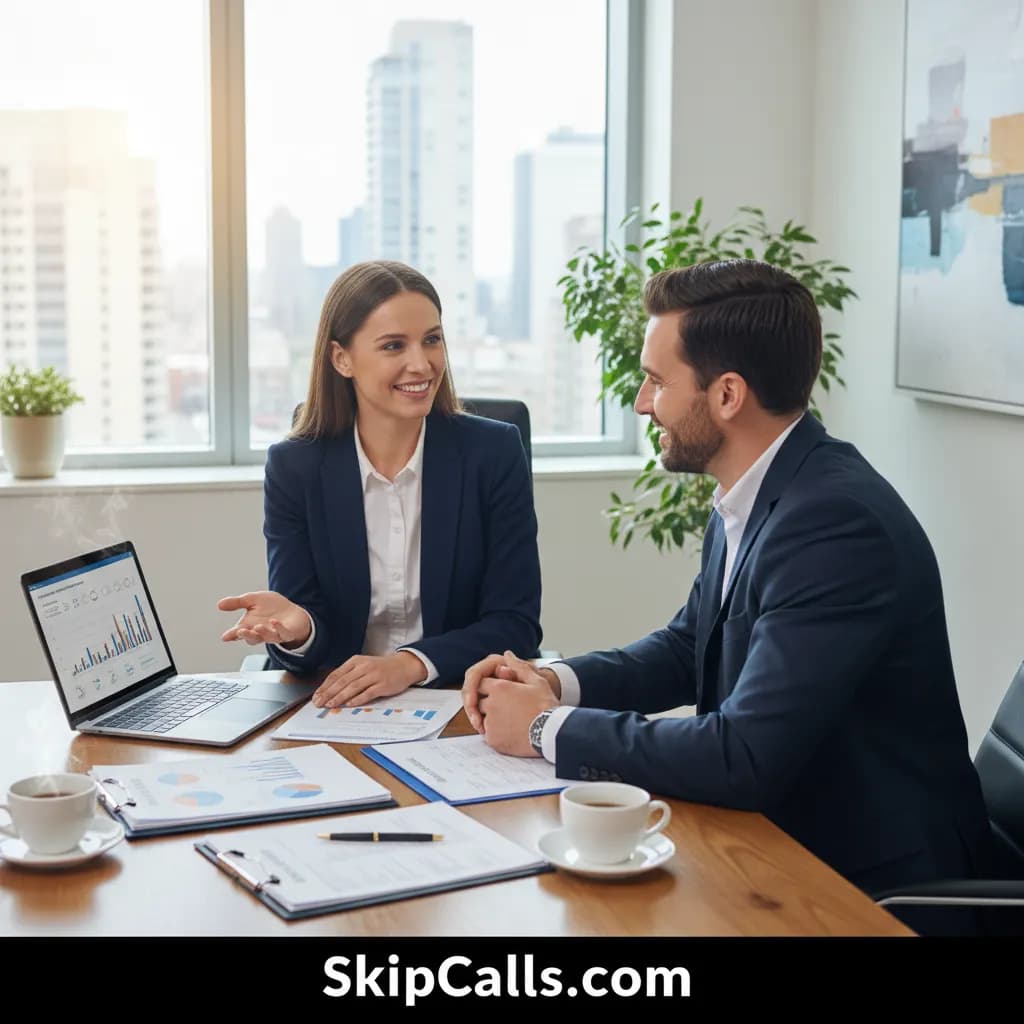 Insurance Agent at work