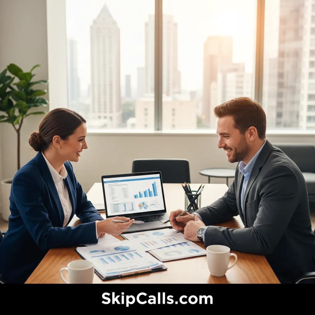 Insurance Agent at work