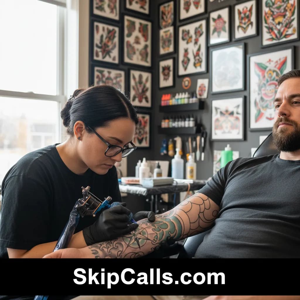 Tattoo Artist at work