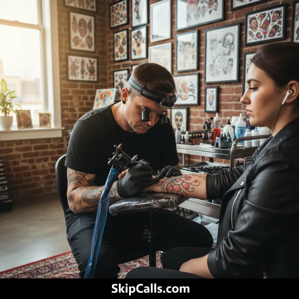 Tattoo Artist at work