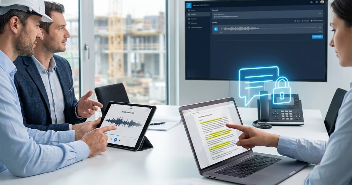 The "He Said, She Said" Trap: How AI Call Transcripts Save Contractors from Disputes