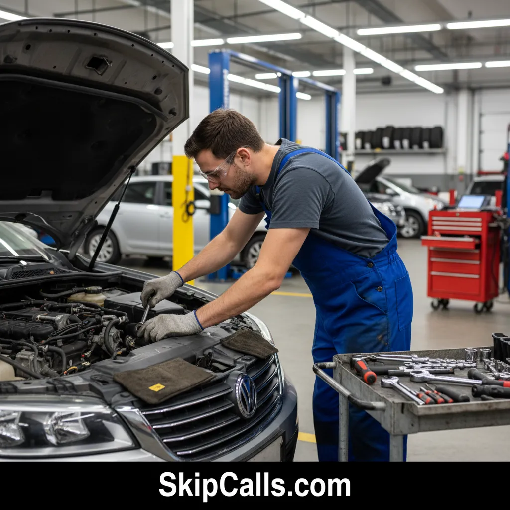 Auto Repair Shop at work