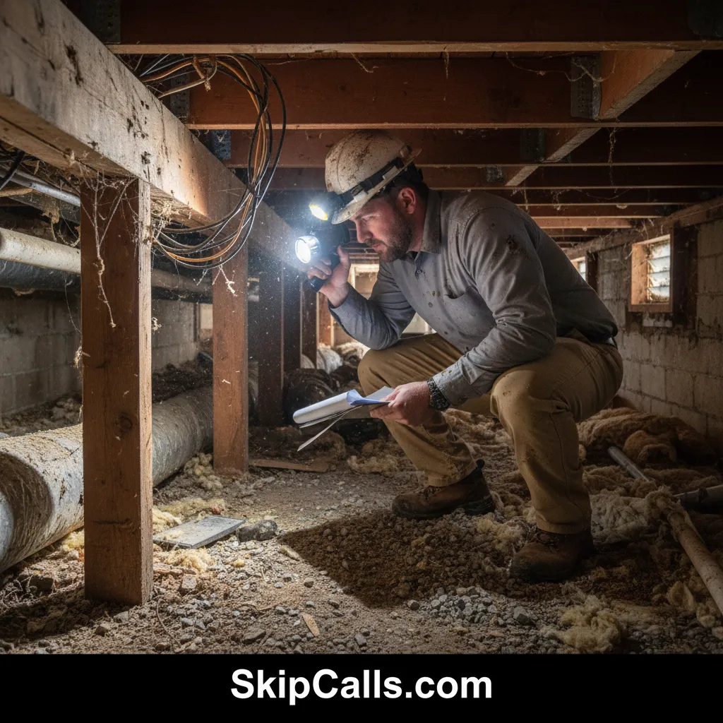 Home Inspector at work