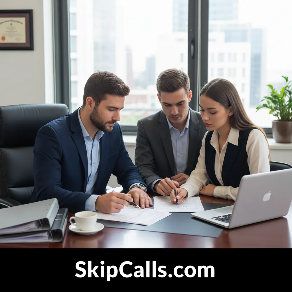 Mortgage Broker at work