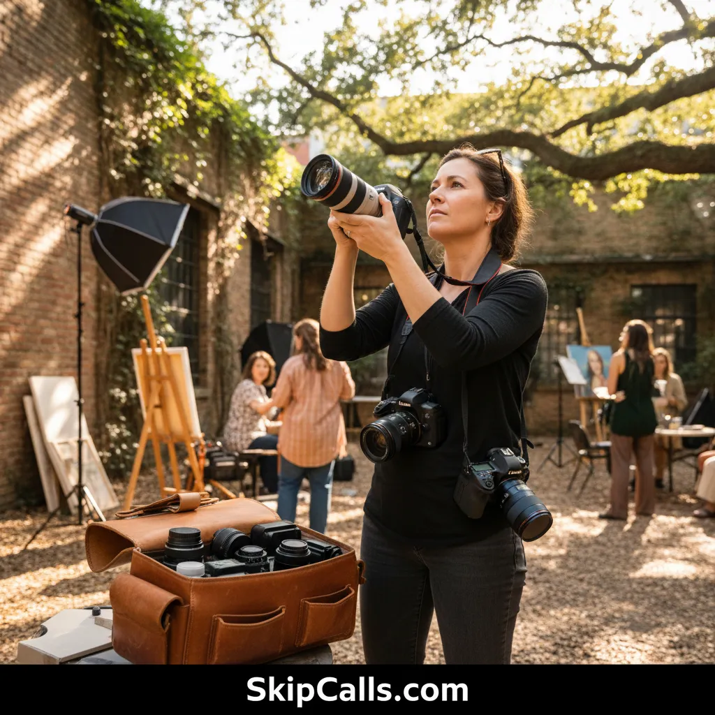 Photographer at work