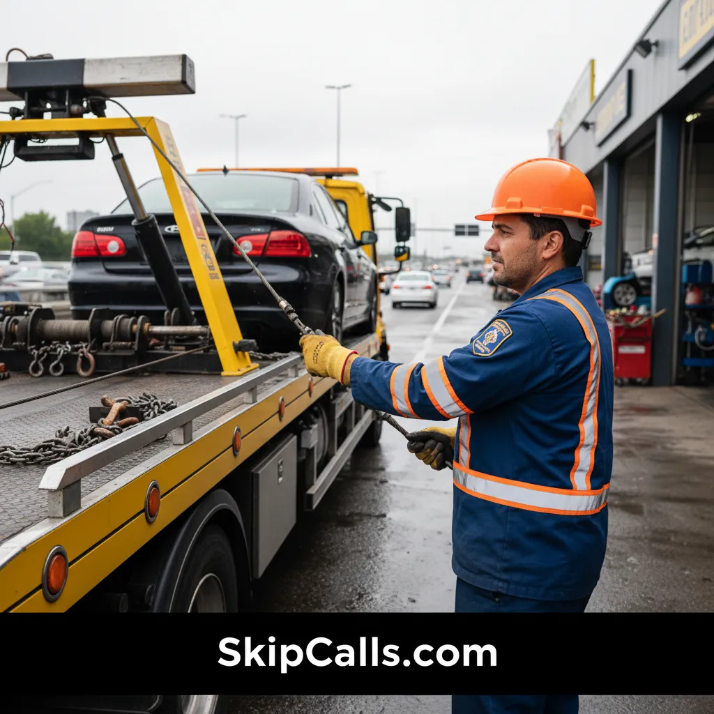 Towing Service at work