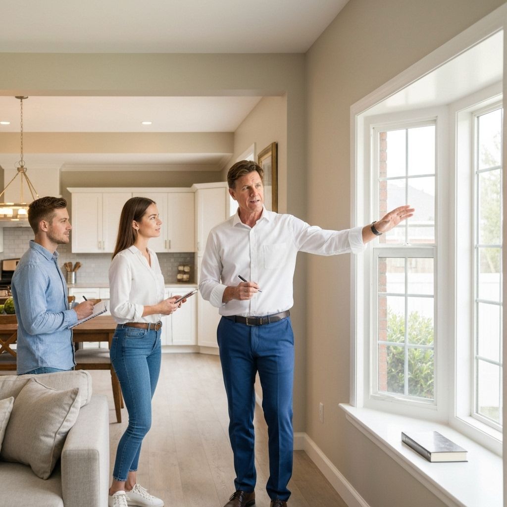 Realtor at work